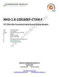 NHD-1.8-128160EF-CTXI#-F Datasheet Cover