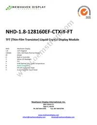 NHD-1.8-128160EF-CTXI#-FT Cover