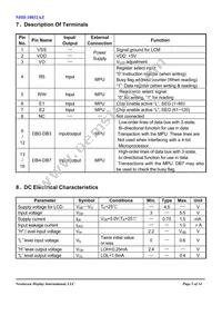 NHD-10032AZ-FSY-GBW Datasheet Page 5