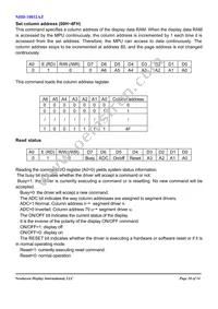 NHD-10032AZ-FSY-GBW Datasheet Page 10