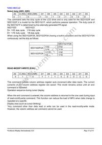 NHD-10032AZ-FSY-GBW Datasheet Page 12