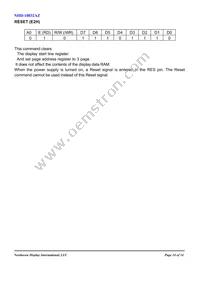 NHD-10032AZ-FSY-GBW Datasheet Page 14