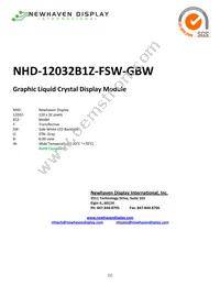 NHD-12032B1Z-FSW-GBW Datasheet Cover