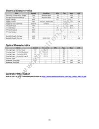 NHD-12032B1Z-FSW-GBW Datasheet Page 5