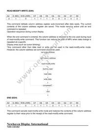 NHD-12032BZ-FSW-GBW Datasheet Page 12