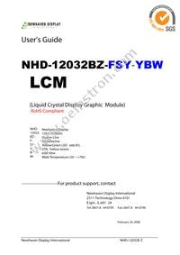 NHD-12032BZ-FSY-YBW Datasheet Cover
