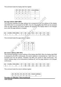 NHD-12032BZ-FSY-YBW Datasheet Page 9