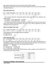 NHD-12032BZ-FSY-YBW Datasheet Page 11