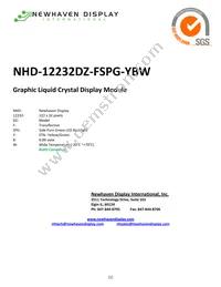 NHD-12232DZ-FSPG-YBW Cover