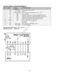 NHD-12232DZ-FSW-GBW Datasheet Page 4