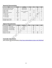 NHD-12232DZ-FSY-GBW Datasheet Page 5