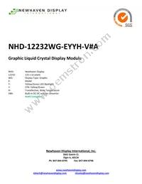 NHD-12232WG-EYYH-V#A Datasheet Cover