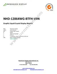 NHD-12864WG-BTFH-V#N Datasheet Cover