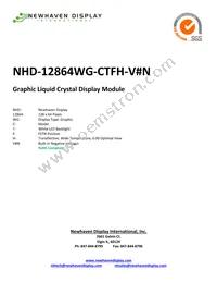 NHD-12864WG-CTFH-V#N Datasheet Cover