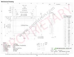 NHD-12864WG-CTFH-V#N Datasheet Page 3