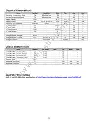 NHD-12864WG-FTMI-VZ# Datasheet Page 5