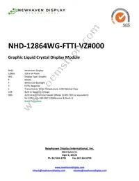 NHD-12864WG-FTTI-VZ#000 Datasheet Cover