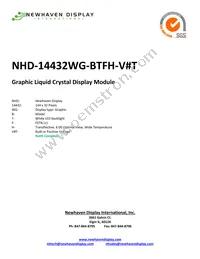 NHD-14432WG-BTFH-V#T Datasheet Cover