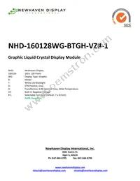 NHD-160128WG-BTGH-VZ#-1 Datasheet Cover