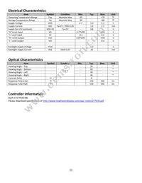 NHD-16032BZ-FSW-GBW Datasheet Page 5