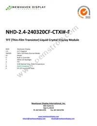 NHD-2.4-240320CF-CTXI#-F Cover