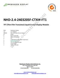 NHD-2.4-240320SF-CTXI#-FT1 Cover