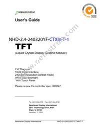 NHD-2.4-240320YF-CTXI#-T-1 Cover