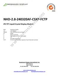 NHD-2.8-240320AF-CSXP-FCTP Datasheet Cover