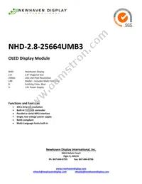 NHD-2.8-25664UMB3 Cover