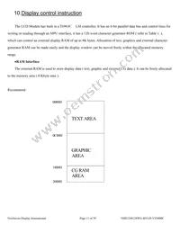 NHD-240128WG-BYGH-VZ#000C Datasheet Page 11