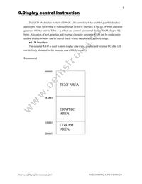 NHD-24064WG-ATFH-VZ#000CB Datasheet Page 9