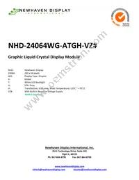 NHD-24064WG-ATGH-VZ# Datasheet Cover