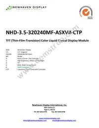 NHD-3.5-320240MF-ASXV#-CTP Datasheet Cover