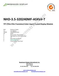 NHD-3.5-320240MF-ASXV#-T Cover