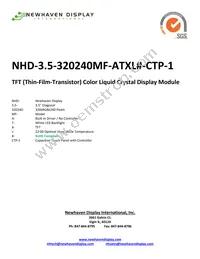 NHD-3.5-320240MF-ATXL#-CTP-1 Datasheet Cover