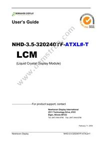 NHD-3.5-320240YF-ATXL#-T Datasheet Cover