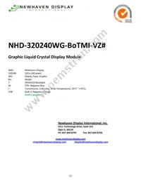 NHD-320240WG-BOTMI-VZ# Datasheet Cover