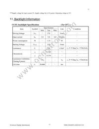 NHD-320240WG-BXFGH-VZ# Datasheet Page 11