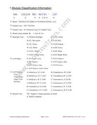 NHD-320240WG-BXFMI-VZ Datasheet Page 3