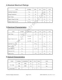 NHD-320240WG-BXFMI-VZ Datasheet Page 5