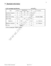 NHD-320240WG-BXFMI-VZ Datasheet Page 12
