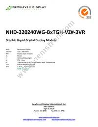 NHD-320240WG-BXTGH-VZ#-3VR Datasheet Cover