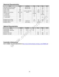 NHD-320240WG-COTFH-VZ# Datasheet Page 5