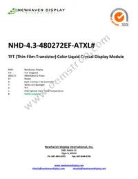 NHD-4.3-480272EF-ATXL# Datasheet Cover