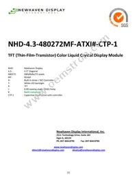 NHD-4.3-480272MF-ATXI#-CTP-1 Datasheet Cover