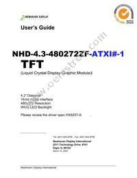 NHD-4.3-480272ZF-ATXI#-1 Datasheet Cover