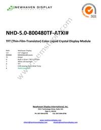 NHD-5.0-800480TF-ATXI# Datasheet Cover