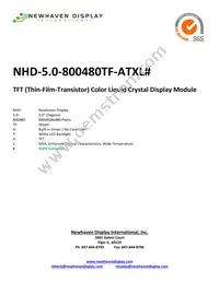 NHD-5.0-800480TF-ATXL# Datasheet Cover