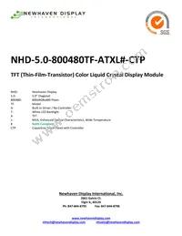 NHD-5.0-800480TF-ATXL#-CTP Datasheet Cover