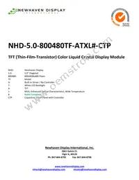 NHD-5.0-800480TF-ATXL#-CTP Cover